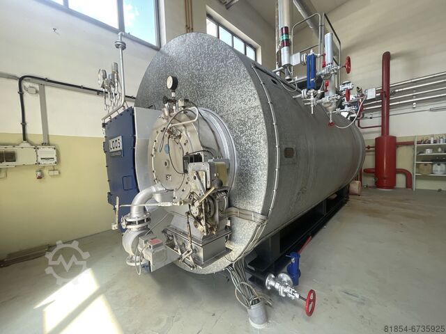 Stoomketel Loos 7000kg/h 13Bar Dampfkessel Loos 7000kg/h 13Bar