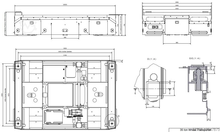 Zwaartransportwagen (elektrisch) AVT Europe NV 35t