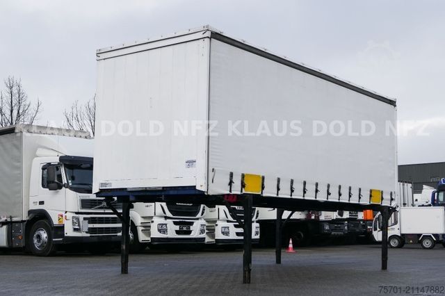 Växelflakssläp KRONE WP 7.3 LS5-CS Pritsche Plane BDF Bordwände