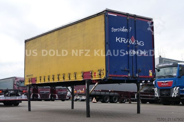 Växelflakssläp KRONE WP 7.3 LS5-CS Pritsche Plane BDF Bordwände