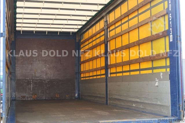 Växelflakssläp KRONE WP 7.3 LS5-CS Pritsche Plane BDF Bordwände