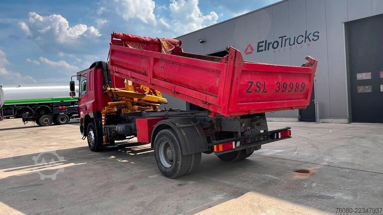 Ribaltabile su 3 lati DAF CF 75.310 (4X4 / CRANE / GRUE / LAMES / STEEL S...