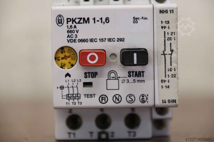 Motorvédő kapcsoló Moeller** PKZM 1-1,6