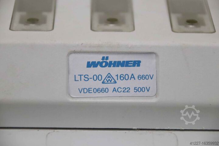 Scheidingsschakelaar wöhner LTS-00 160A