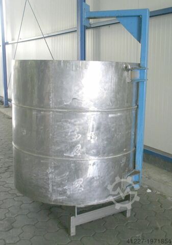 Rührtank Edelstahl 1,3 m³