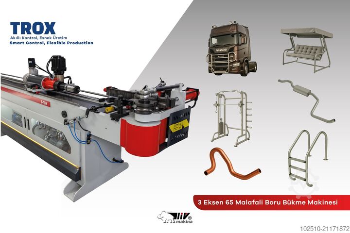 Buisbuigmachine Liv Makina 3 Axis 65 CNC TROX