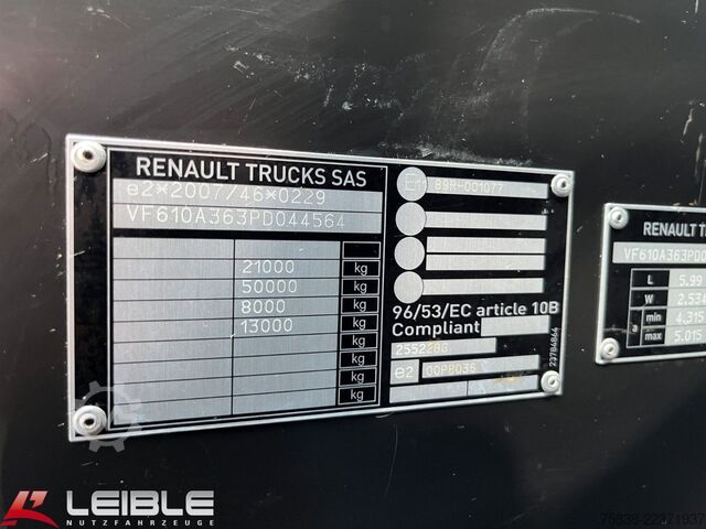 Tracteur routier standard RENAULT T 480 HIGH*4x2*Vollluft*Standklima*Alcoa*225tkm*