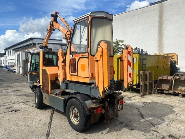 Minigraafmachine Kiefer Boki HY 1251 / 4x4x4 / Friedhofsbagger