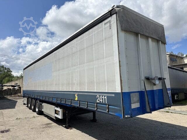 Semirimorchio con telone Fellechner SC31-S36 Edscha Liftachse