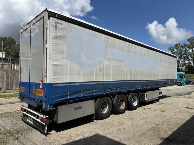 Semirimorchio con telone Fellechner SC31-S36 Edscha Liftachse
