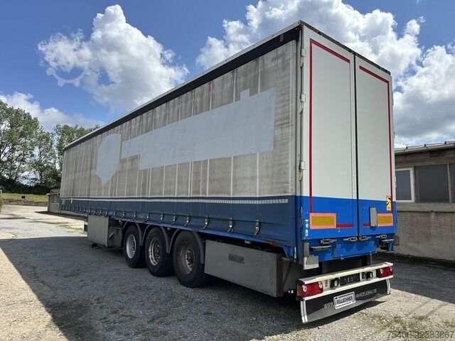 Semirimorchio con telone Fellechner SC31-S36 Edscha Liftachse
