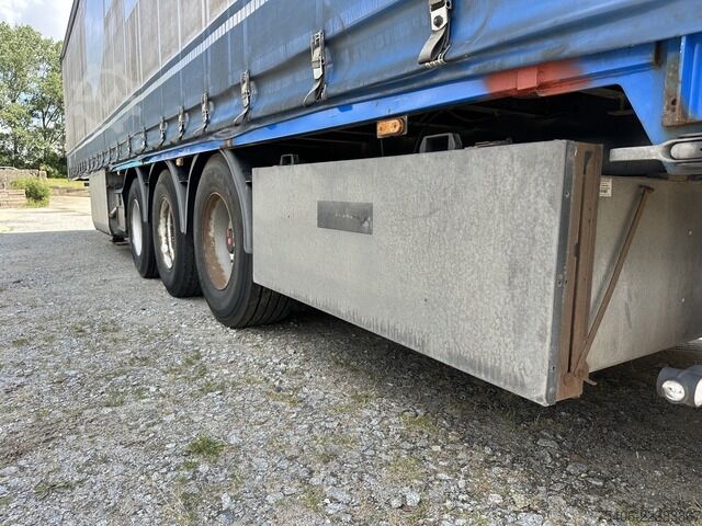Semirimorchio con telone Fellechner SC31-S36 Edscha Liftachse