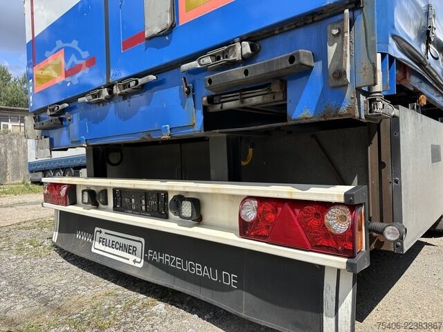 Semirimorchio con telone Fellechner SC31-S36 Edscha Liftachse