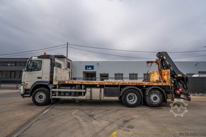 Laadplatform VOLVO FM 410 DXI -6X2+HIAB 24 T/m/2x