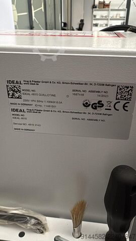 Mašina za sečenje papira Ideal 4815