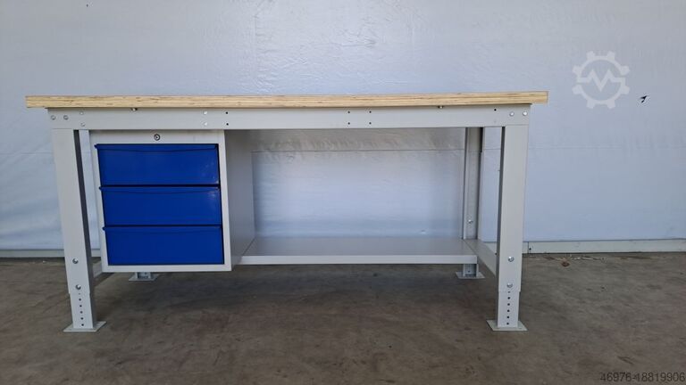 Workbench balicí stůl pracovní stůl Werkbank Arbeitstisch Schubladenschrank Breite: ca. 1.725 mm Tiefe: ca. 750 mm
