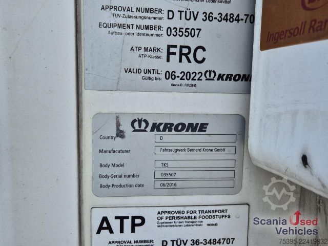 Reefer semitrailer Krone KühlTK SLXe 400