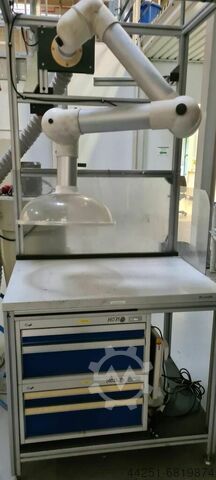 Metalen stofzuiger met tafel Acword BR100