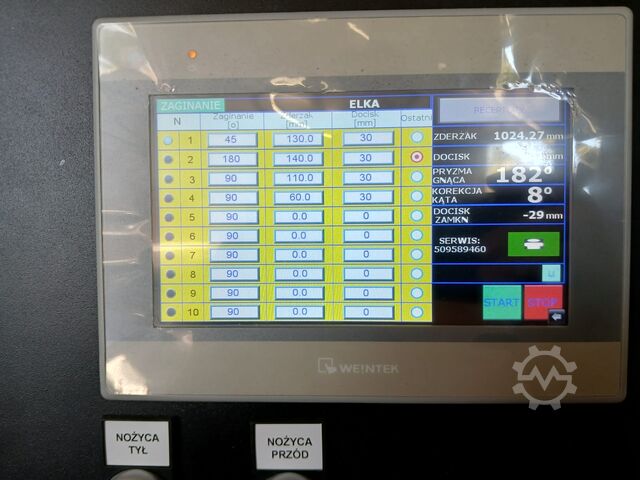 Sheet metal folder Thallman THAKO 20-8,2