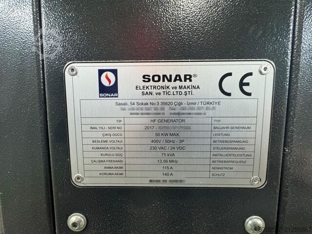 WEINIG + ABB Robot automatic gluing and sizing line WEINIG PowerMat 2400+ ProfiPress T 5500 HF