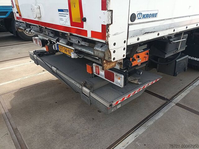 Gesloten bak KRONE SD DRYLINER 2T TAILLIFT LBW KLEP