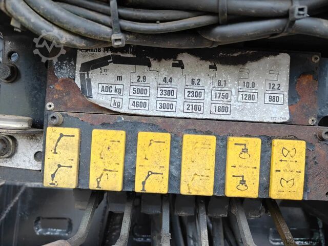 Hakenarmsystem MAN TGX 26.400 Container Hyvalift Crane HIAB 144