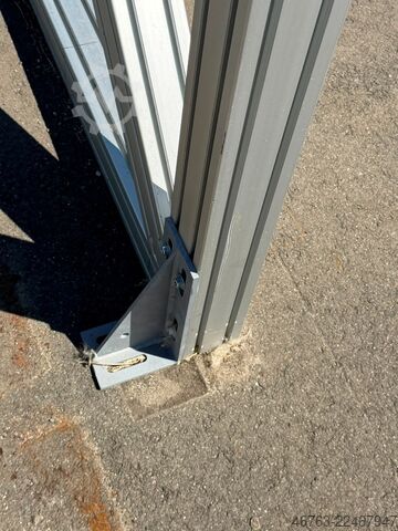Überdachung / Unterstand aus AluProfilen  