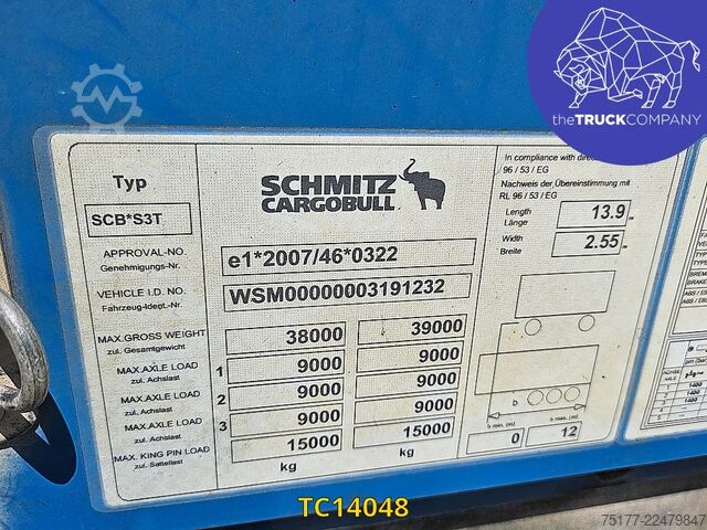 Presenninger, der kan skubbes Schmitz Cargobull PLSC