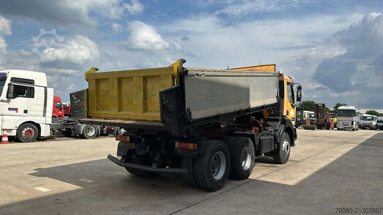 3-Seiten-Kipper Renault Kerax 385 (POMPE MANUELLE / MANUAL PUMP / 6X4 /...