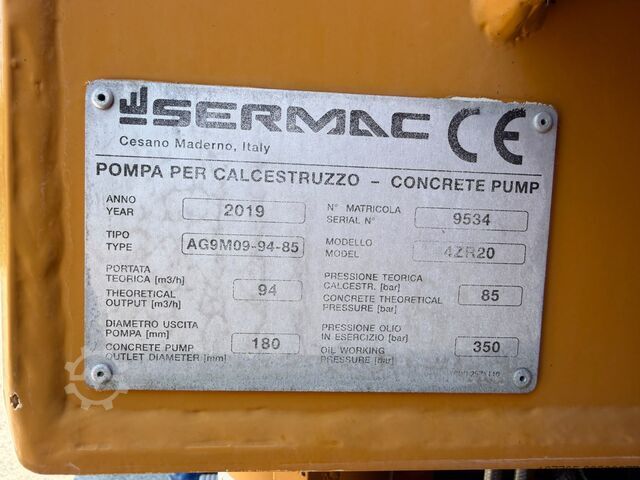Betonpumpebil Iveco EUROCARGO 180-280