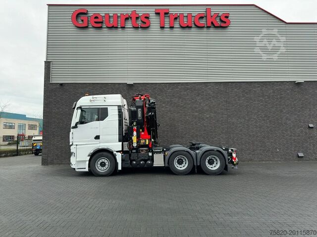 Vrachtwagen met kraan MAN TGX 33.520 6X4 TREKKER-BAKWAGEN COMBI + FASSI F...