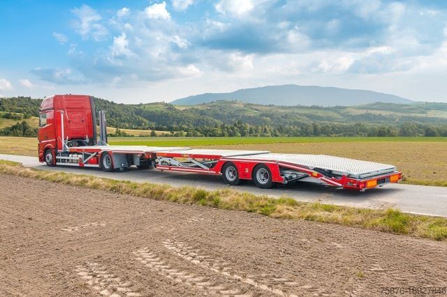 Autószállító teherautó MERCEDES-BENZ Actros mit Anhänger für 6 PKW