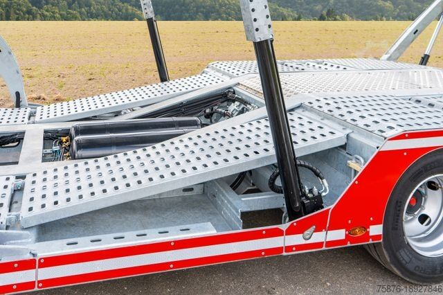 Autószállító teherautó MERCEDES-BENZ Actros mit Anhänger für 6 PKW