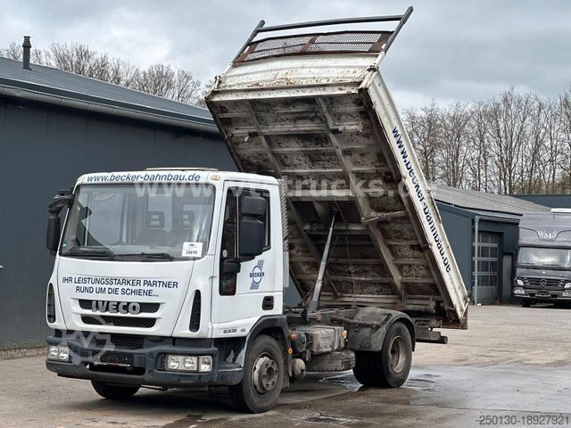 Driezijdige kipper bestelwagen IVECO EuroCargo 80E22 Meiller-Dreiseitenkipper