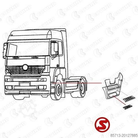 Część kabinowa Mercedes Trede axor links rechts