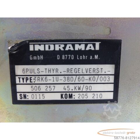 Component Indramat TRK6-1U-380 / 60-K0 / 003 - TRK6-1U-380/60-K0/003 6Puls-Thyr.-Regelverstärker