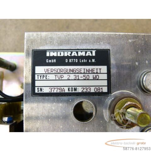 Indramat component Indramat TVP 2.31-50 W0 Versorgungseinheit
