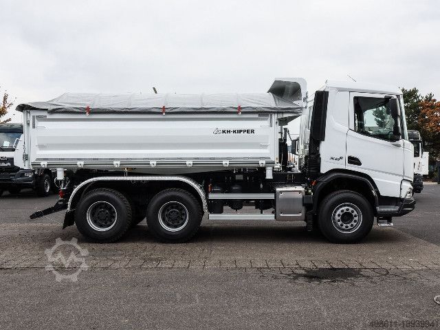 Three-sided tipper truck DAF XDC 450 FAT,Kippbrücke, Standheizg., MX-Motorb./