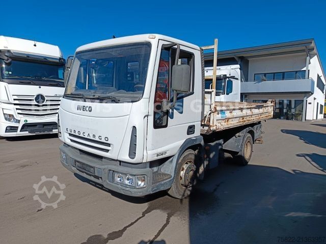 Τριαξονικό ανατρεπτικό βαν IVECO Eurocargo 80E17 / Meiller / AHK / load 2,9ton