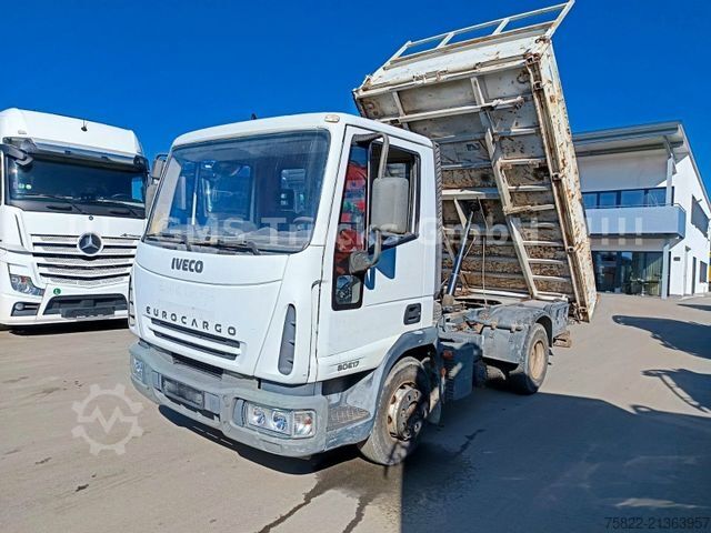 Τριαξονικό ανατρεπτικό βαν IVECO Eurocargo 80E17 / Meiller / AHK / load 2,9ton