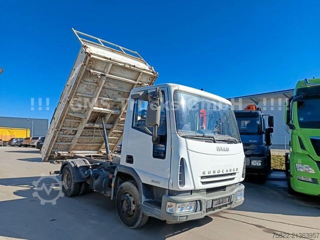 Τριαξονικό ανατρεπτικό βαν IVECO Eurocargo 80E17 / Meiller / AHK / load 2,9ton