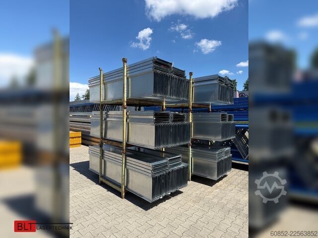 Modular shelf ca. 8,06 lfm. Fachbodenregale META Clip, H: 250 cm , T: 40 cm , 100 kg pro Ebene