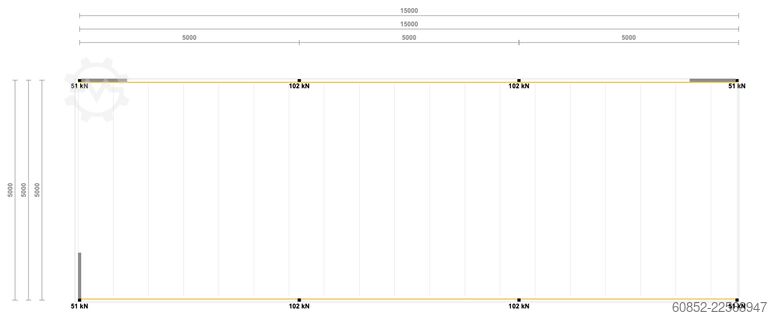πλατφόρμα αποθήκευσης 5x15m Lagerbühne , Belastung : 500kg/qm Unterkante: 3m ,ca. 75qm , Systembühne