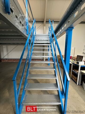πλατφόρμα αποθήκευσης 5x15m Lagerbühne , Belastung : 500kg/qm Unterkante: 3m ,ca. 75qm , Systembühne