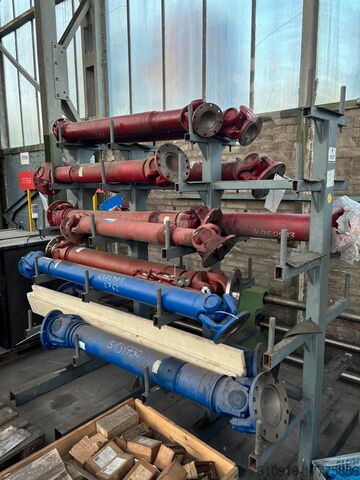 Complete voorraad cardanassen