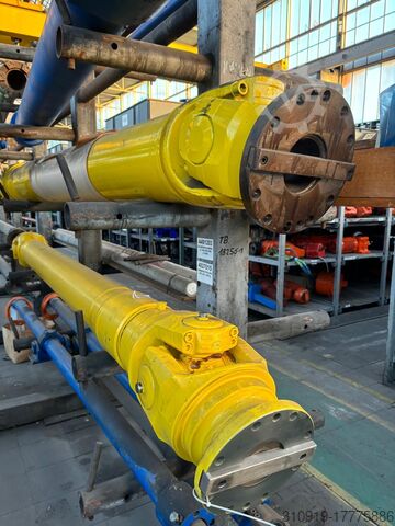 Complete voorraad cardanassen