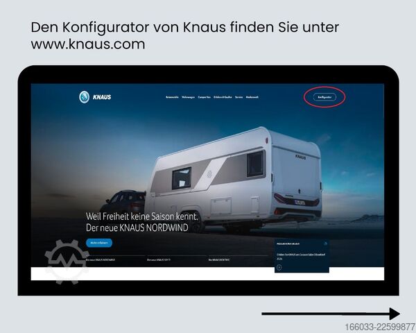 Przyczepa kempingowa KNAUS Südwind 500 QDK Black Sel.27*Wunschkonfiguration