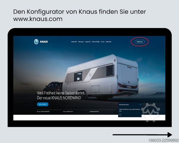 Przyczepa kempingowa KNAUS Südwind 460 EU Black Sel. 27*Wunschkonfiguration