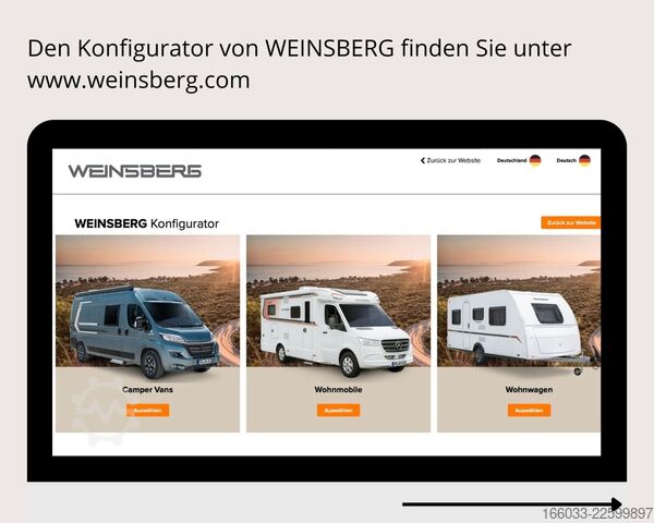 Przyczepa kempingowa WEINSBERG CaraOne 450 FU Mod. 27 *Wunschkonfiguration*