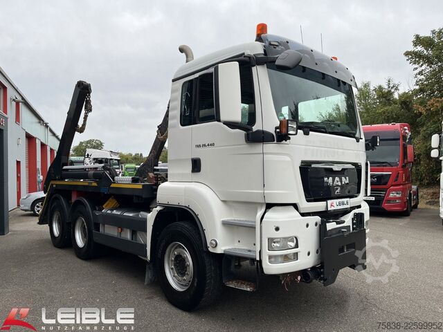 Camião basculante MAN TGS 26.440 6x4 BL*Hyva Absetzer*AP-Achsen
